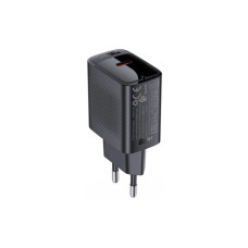 Зарядний пристрій Acefast A82 USB-C PD20W GaN Black (6974316283232)