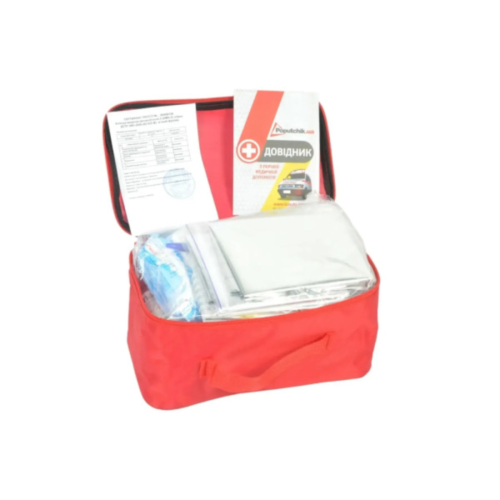 Автомобільна аптечка Poputchik 02-090-М