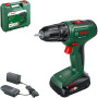 Шурупокрут-дриль акумуляторний Bosch EasyImpact 18V-38 18В 1х2А·год 20·38Нм 0-430·0-1630об/хв кейс ЗП 1.4кг