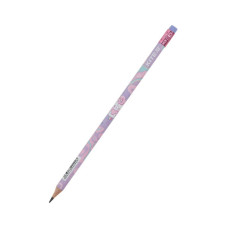 Олівець графітний Kite Rainbow Catcorn круглий, з гумкою, НВ (K24-056-2)