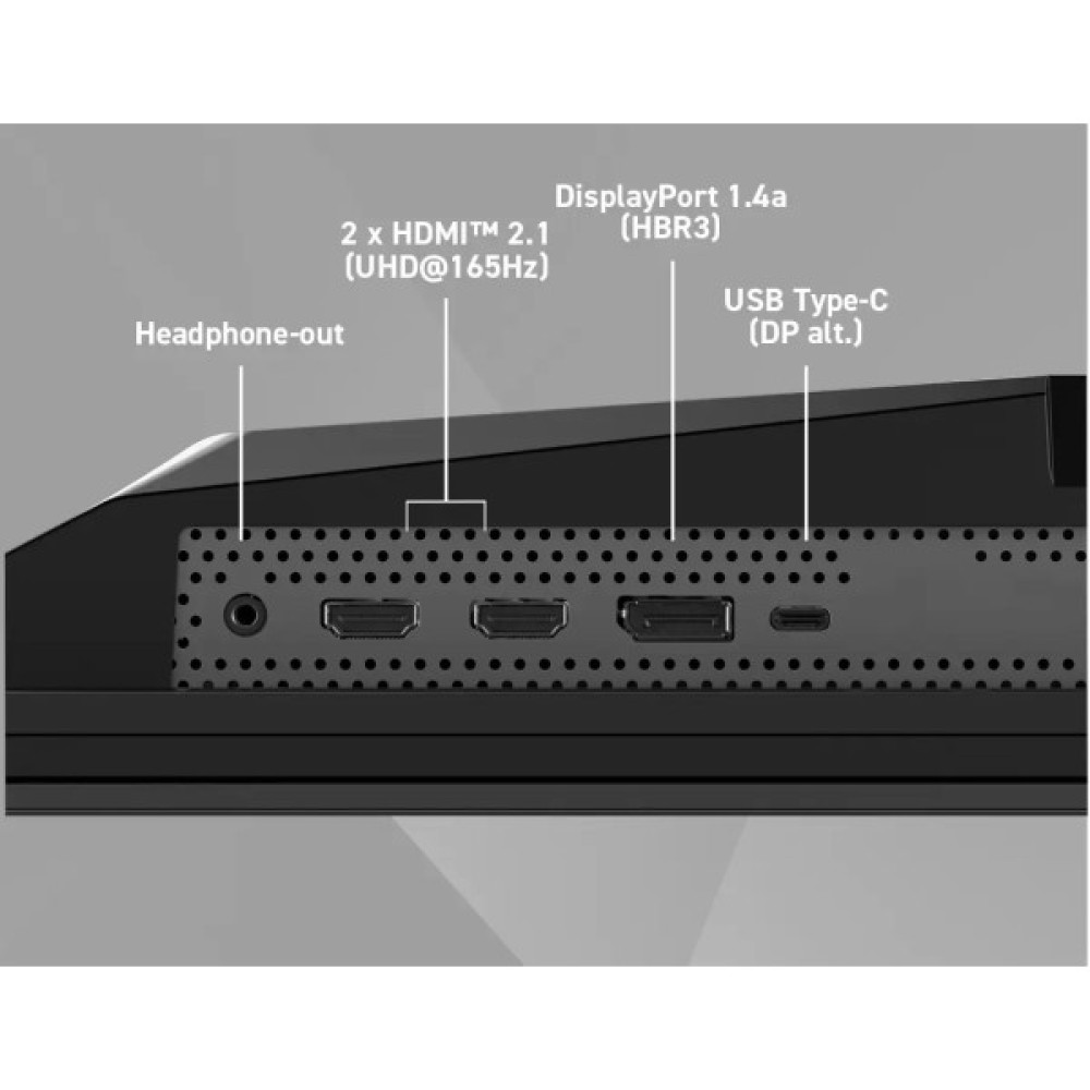 Монітор MSI 31.5" MAG 322UP-E16 2xHDMI, DP, USB-C, Audio, QD-OLED, 3840x2160, 165Hz, 0.03ms, sRGB 138%, FreeSync, HAS, HDR400