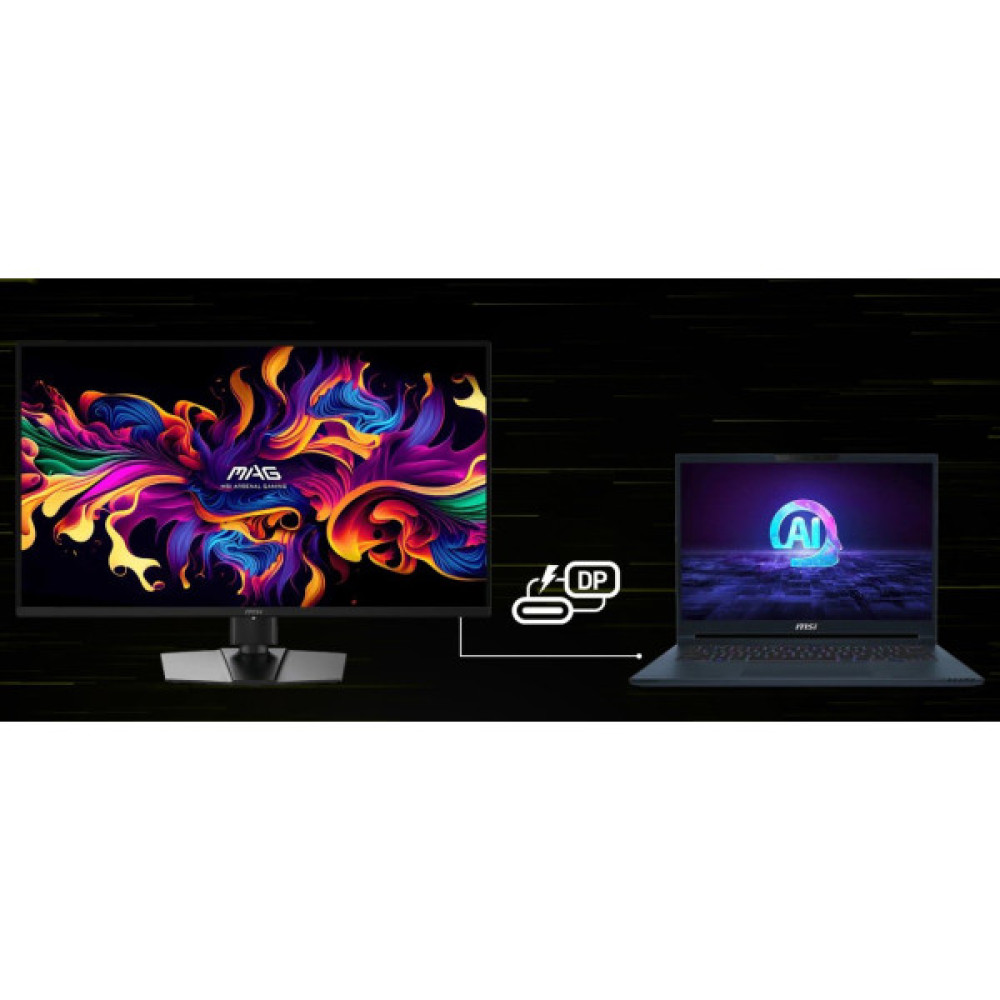 Монітор MSI 31.5" MAG 322UP-E16 2xHDMI, DP, USB-C, Audio, QD-OLED, 3840x2160, 165Hz, 0.03ms, sRGB 138%, FreeSync, HAS, HDR400