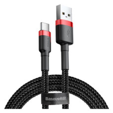 Дата кабель USB 2.0 AM to USB-C 3.0m 3A red-black Baseus (CATKLF-U91) Дата кабель USB 2.0 AM to USB-C 3.0m 3A red-black Baseus (CATKLF-U91)