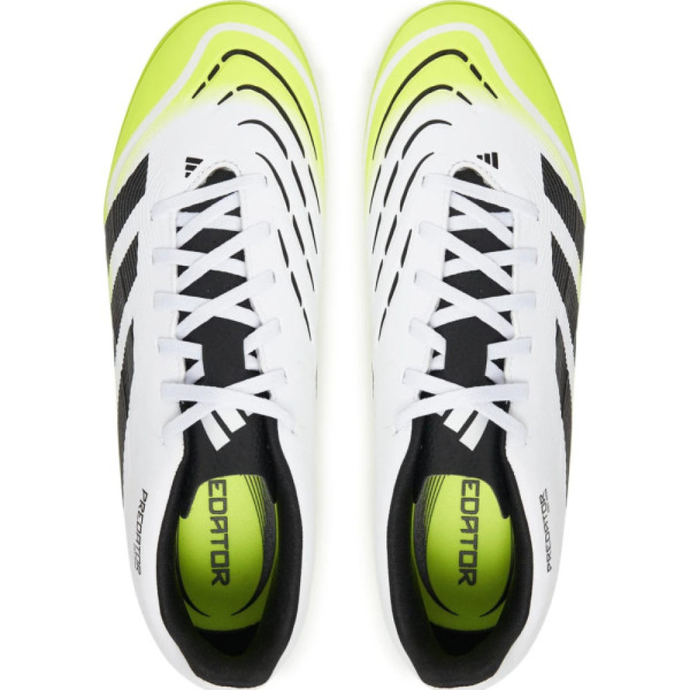 Сороконіжки Adidas Predator Club TF JH8854 білий, чорний, зелений 42 (8UK) 25.9 см (4067907703751)
