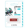 USB флеш накопичувач Wibrand 4GB Chameleon Red USB 2.0 (WI2.0/CH4U6R) USB флеш накопичувач Wibrand 4GB Chameleon Red USB 2.0 (WI2.0/CH4U6R)