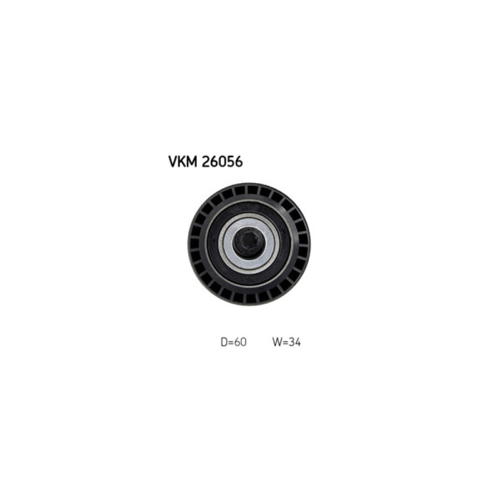 Ролик натягувача ременя SKF VKM 26056