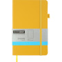 Книга записна Buromax Etalon 125x195 мм 96 аркушів в точку обкладинка зі штучної шкіри Жовта (BM.291360-08)