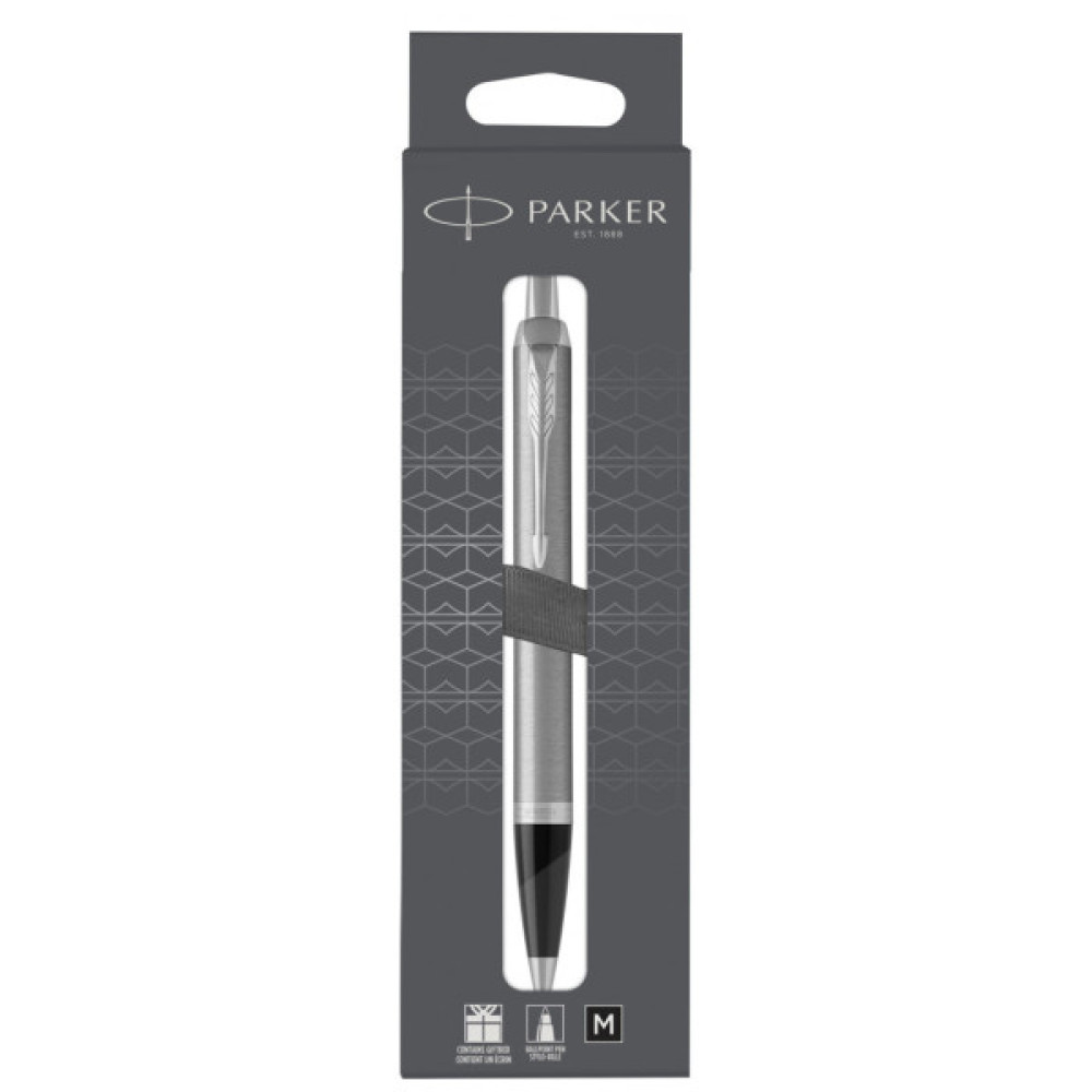 Ручка кулькова Parker IM 17 Stainless Steel CT BP блістер (26 236)