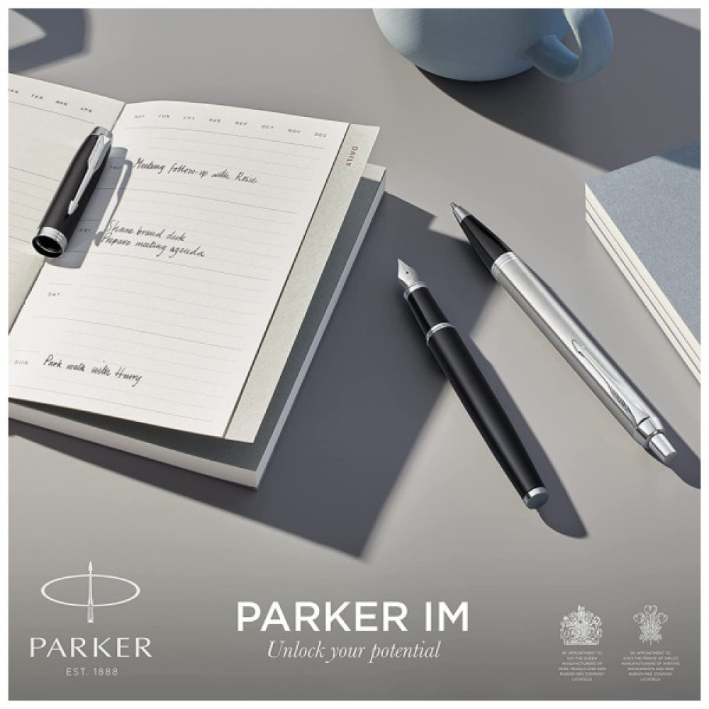 Ручка кулькова Parker IM 17 Stainless Steel CT BP блістер (26 236)