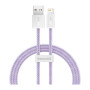 Дата кабель USB 2.0 AM to Lightning 1.0m 2.4A purple Baseus (CALD000405) Дата кабель USB 2.0 AM to Lightning 1.0m 2.4A purple Baseus (CALD000405)