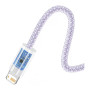 Дата кабель USB 2.0 AM to Lightning 1.0m 2.4A purple Baseus (CALD000405) Дата кабель USB 2.0 AM to Lightning 1.0m 2.4A purple Baseus (CALD000405)