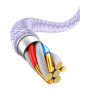 Дата кабель USB 2.0 AM to Lightning 1.0m 2.4A purple Baseus (CALD000405) Дата кабель USB 2.0 AM to Lightning 1.0m 2.4A purple Baseus (CALD000405)