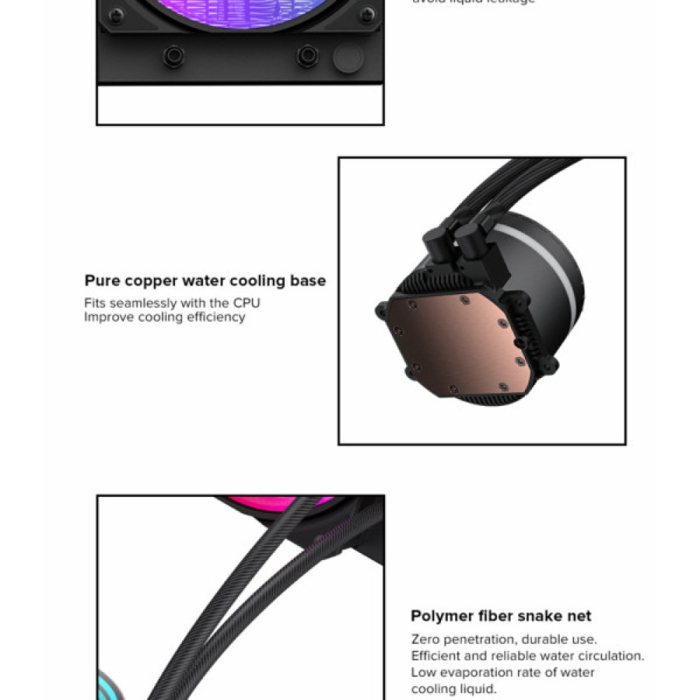 Система рідинного охолодження Gamemax Iceburg 120 BK