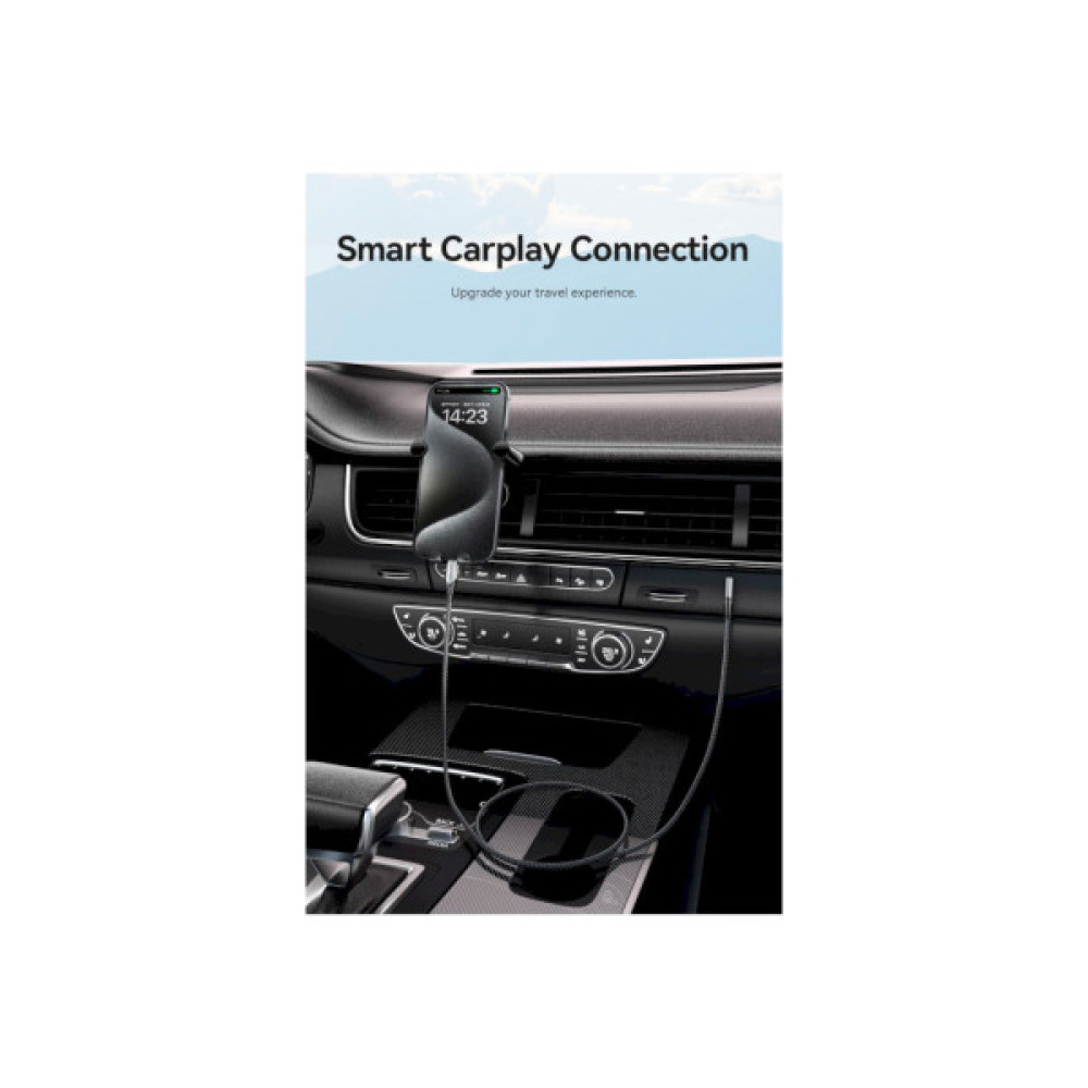 Дата кабель USB-C to USB-C 0.5m USB2.0 60W (20V/3A) angle 90° Gray Aluminum Alloy VENTION (TRAHD)