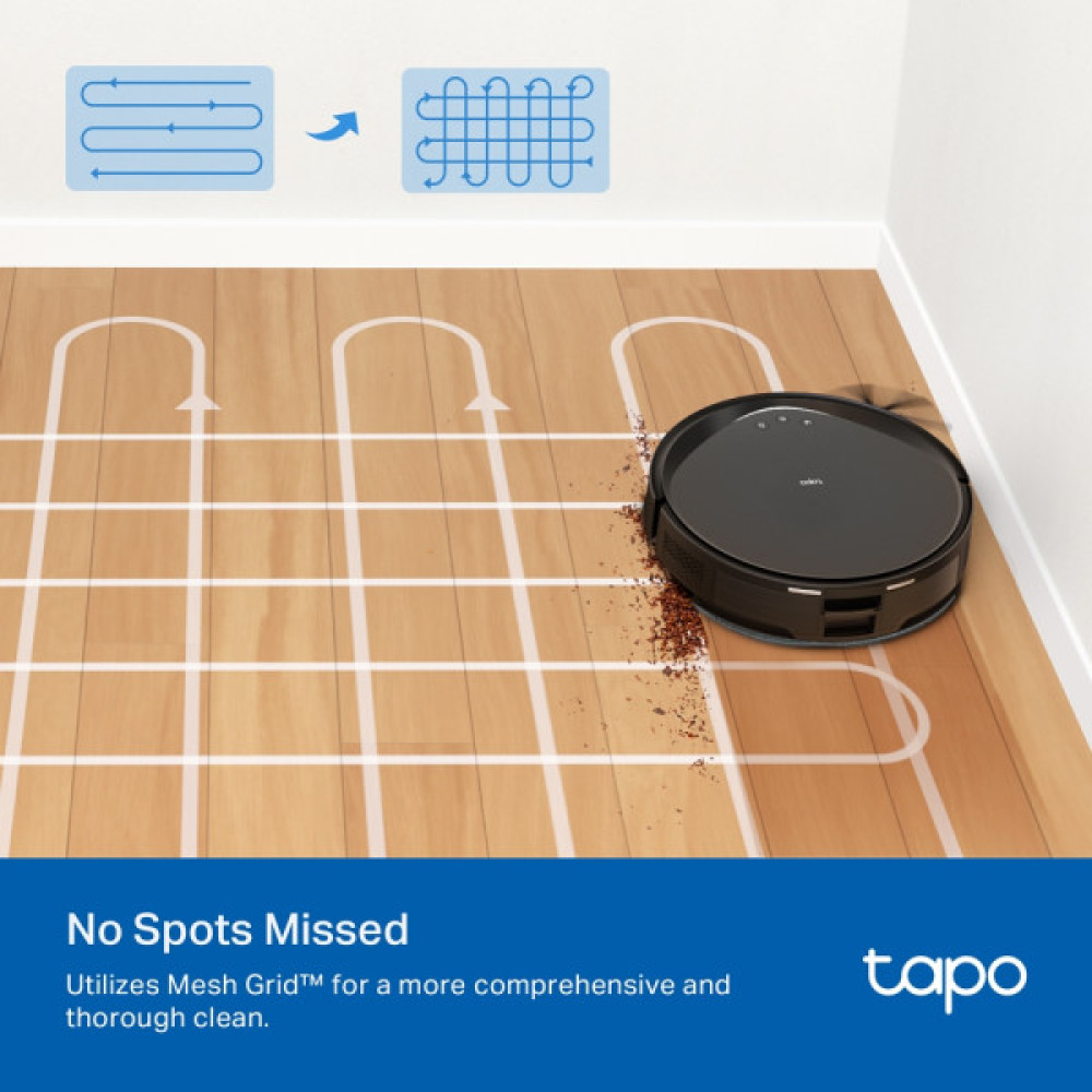Робот-пилосмок TP-LINK TAPO RV 20 MAX LIDAR з підтримкою вологого прибирання + док-станція