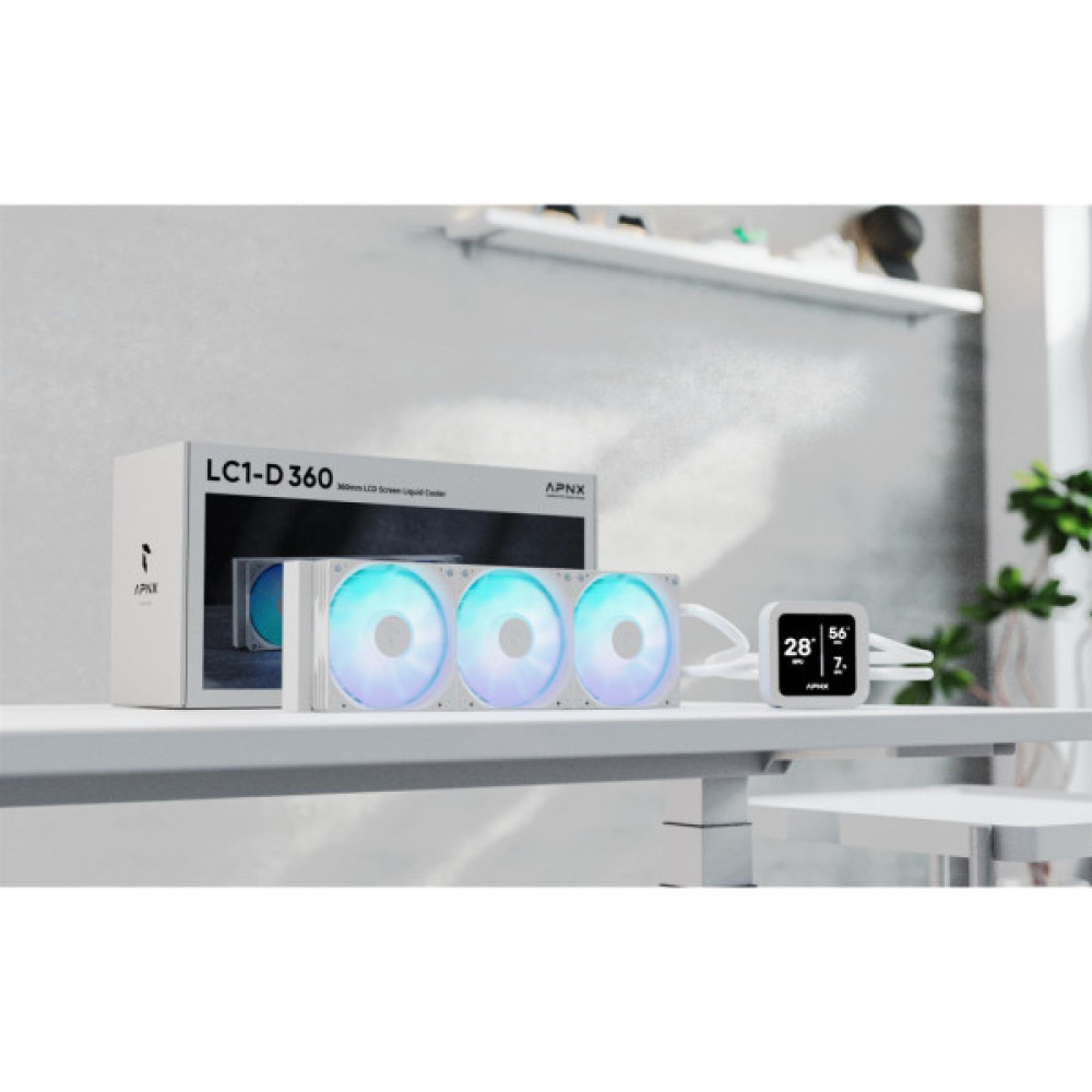 Система рідинного охолодження APNX LC1-D 360 WH (APLA-SV36117.21)