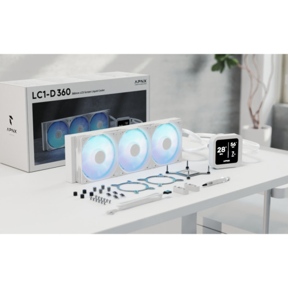 Система рідинного охолодження APNX LC1-D 360 WH (APLA-SV36117.21)