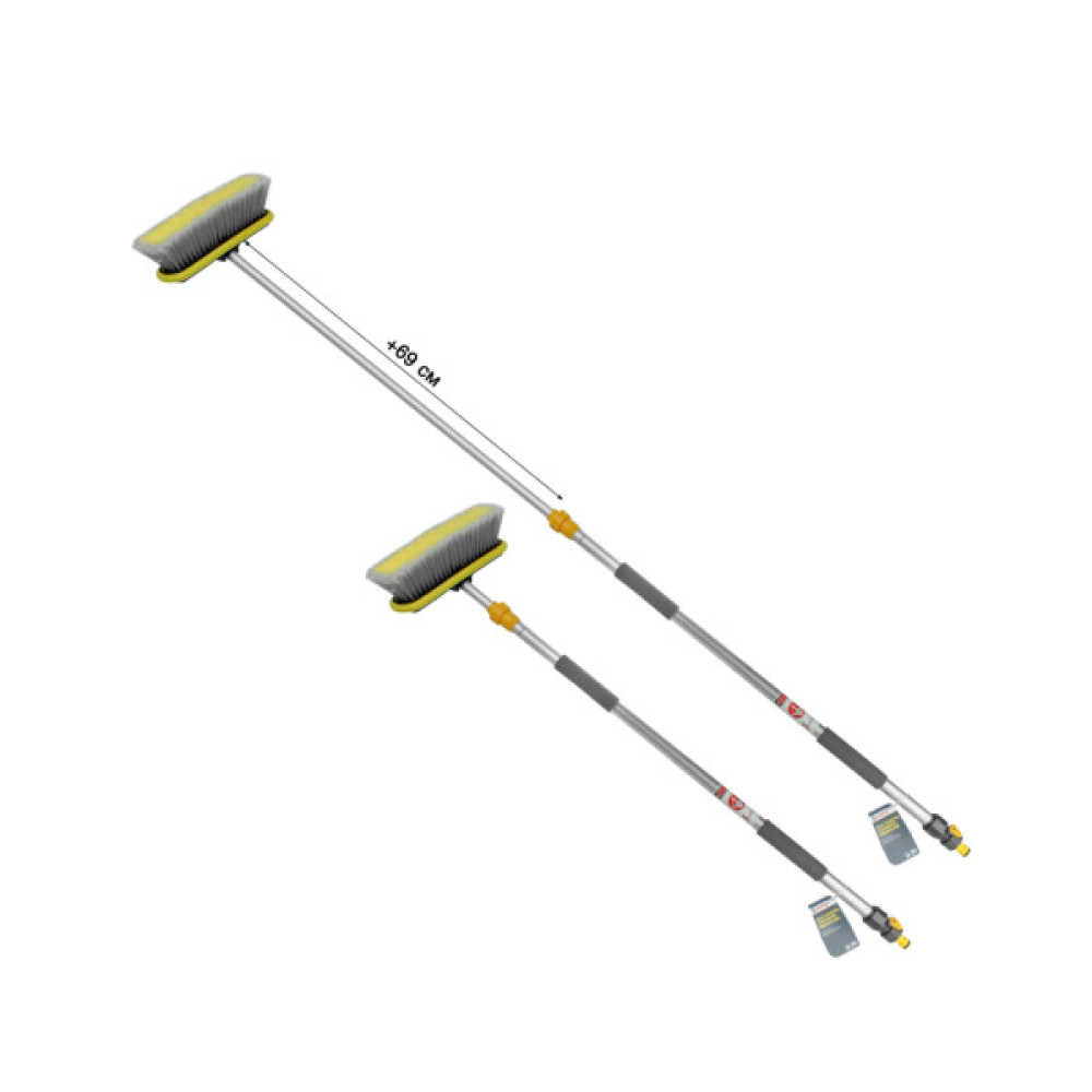Щітка для миття SAPFIRE з підключенням води 90-165 см SA-291 (400083)