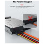 Кабель для передачі даних SATA III 0.5m 90° corner Cabletime (CA915903)