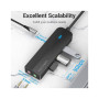 Концентратор Vention USB 3.1 Type-C to 3xUSB 3.0+MicroUSB+3.5mm Sound Adapter black (TGQBB) Концентратор Vention USB 3.1 Type-C to 3xUSB 3.0+MicroUSB+3.5mm Sound Adapter black (TGQBB)