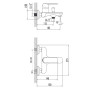 Змішувач Corso CF-1C136C (9617200) Змішувач Corso CF-1C136C (9617200)