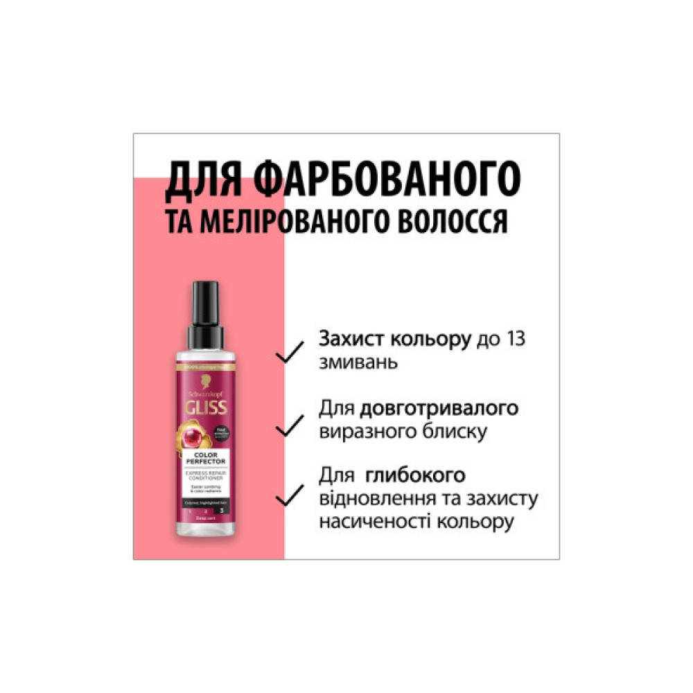 Кондиціонер для волосся Gliss Ultimate Color Conditioner 200 мл (4015000886871)