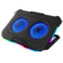 Підставка до ноутбука IceCoorel 10-17", 2*125mm 1200 RPM, 2*USB, 415x293x26.5mm, RGB (F8) Підставка до ноутбука IceCoorel 10-17", 2*125mm 1200 RPM, 2*USB, 415x293x26.5mm, RGB (F8)