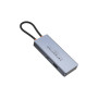 Концентратор HOCO USB-C to HDMI+PD+3xUSB3.0 HB50 Deep Space Gray (6942007647298) Концентратор HOCO USB-C to HDMI+PD+3xUSB3.0 HB50 Deep Space Gray (6942007647298)