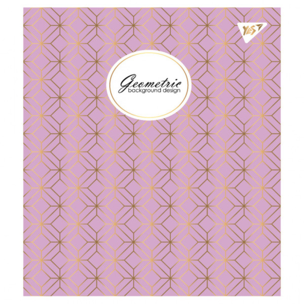 Зошит Yes А5 Geometric 24 аркушів клітинка (766844)