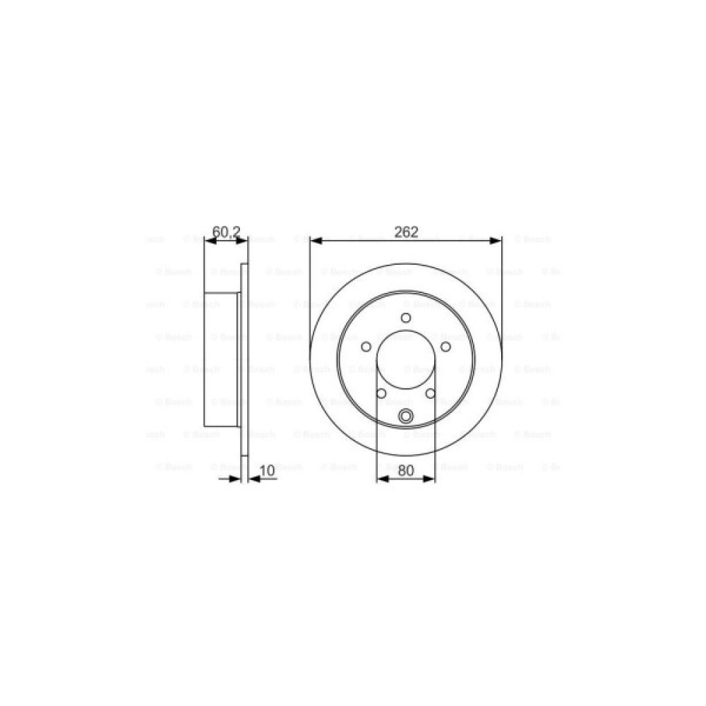 Гальмівний диск Bosch 0 986 479 A41