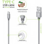 Дата кабель USB 2.0 AM to USB-C 1.0m grey Intaleo (1283126489136) Дата кабель USB 2.0 AM to USB-C 1.0m grey Intaleo (1283126489136)