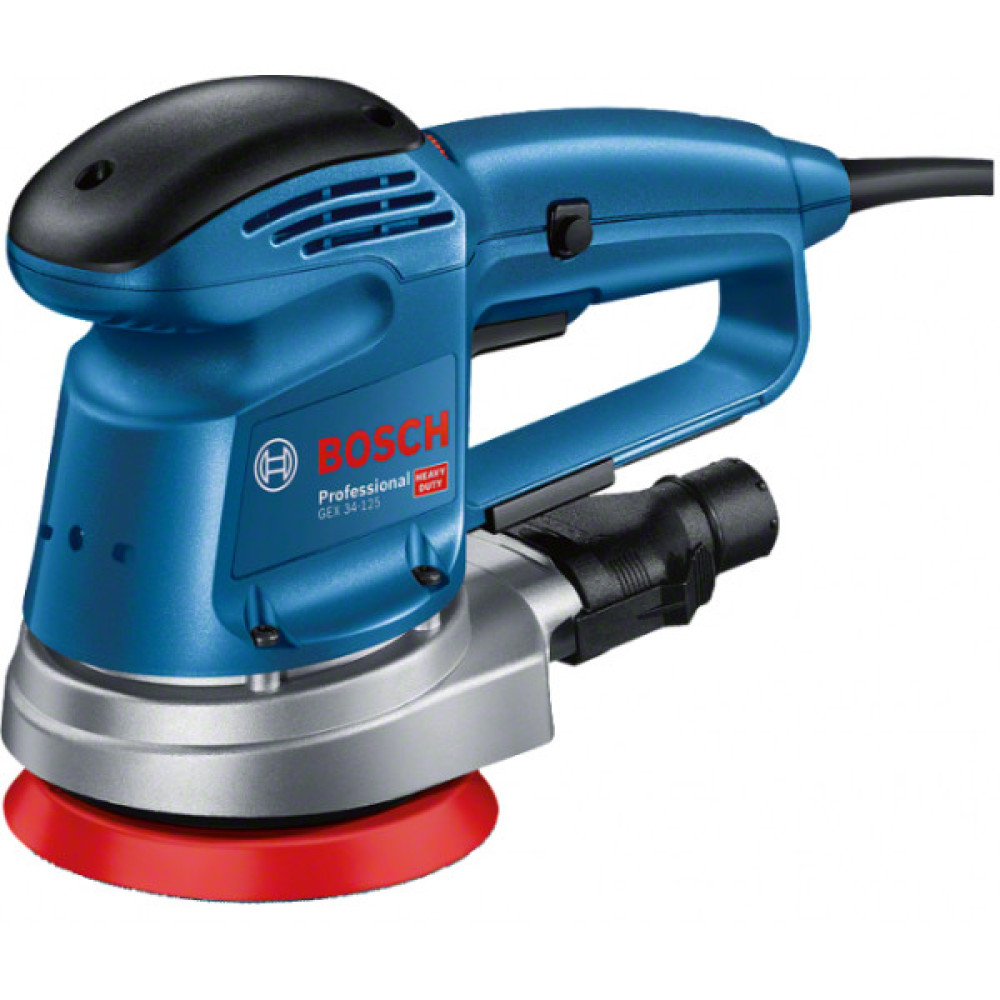 Шліфмашина ексцентрикова Bosch Professional GEX 34-125 340Вт 125мм 12000об/хв 2.4кг