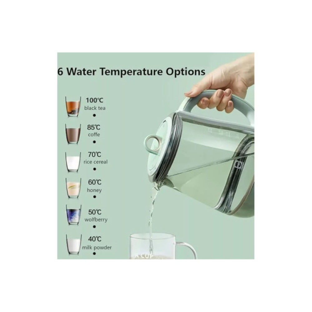 Електрочайник Buydeem K1594T Cozy Greenish (K1594T-CG/EU)