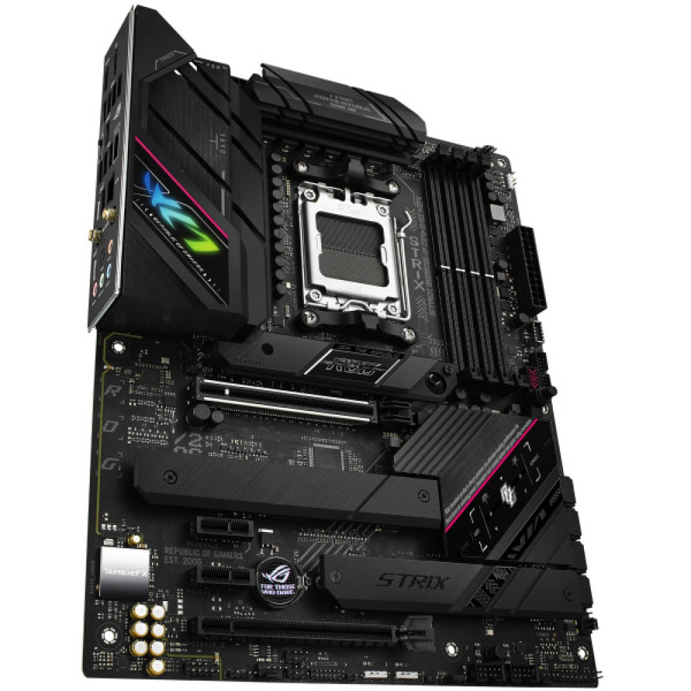 Материнcька плата ASUS ROG STRIX B650E-F GAMING WIFI sAM5 B650 4xDDR5 M.2 HDMI DP Wi-Fi BT ATX