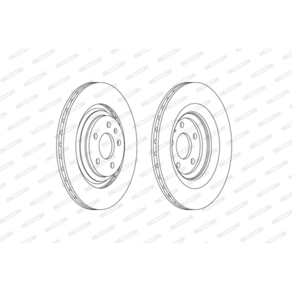 Гальмівний диск FERODO DDF2546C