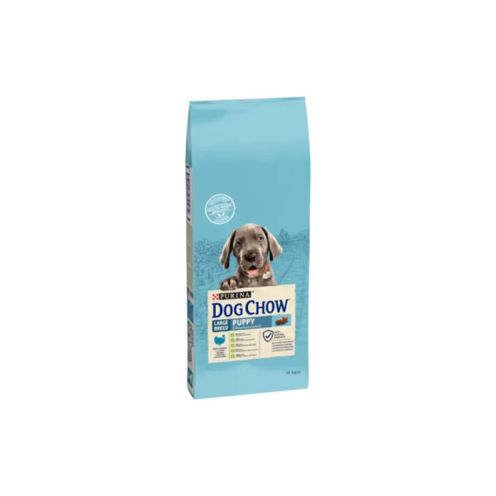 Сухий корм для собак Purina Dog Chow Puppy Large Breed зі смаком індички 14 кг (7613034487919)