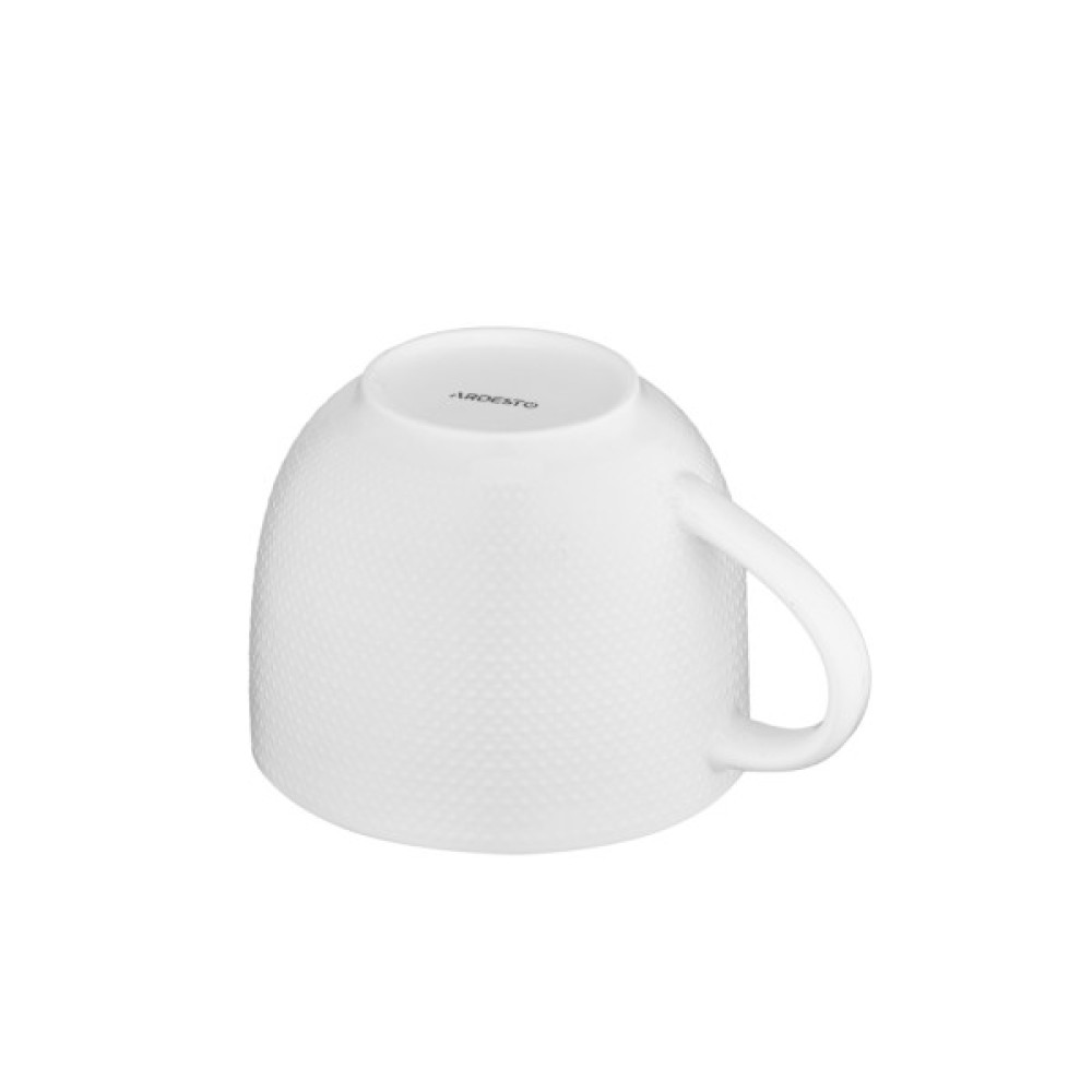 Чашка Ardesto Fresh, 550мл, порцеляна, сірий світлий (AR3044LGY)