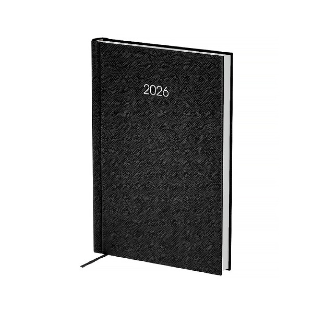 Тижневик Axent датований 2026 Classic Style, 145х210, чорний (8840-26-1-A)