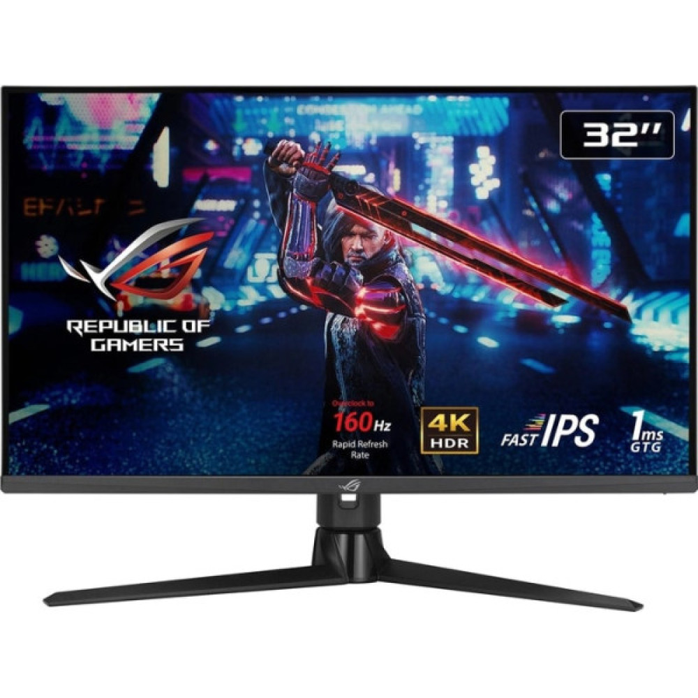 Монітор Asus 32" ROG Strix XG32UQ 2xHDMI, DP, 2xUSB, IPS, 3840x2160, 160Hz, 1ms, sRGB 130%, FreeSync, HAS, HDR600