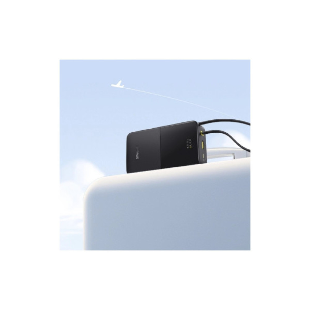 Батарея універсальна Baseus EnerFill FC51 Bipow2 Pro 20000mAh 22,5W build-in cable USB-C black (E0027701)