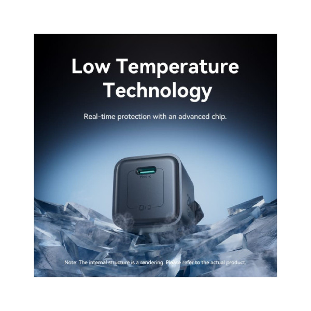 Зарядний пристрій Vention USB-C PD20W GaN gray (FEVH0-EU)