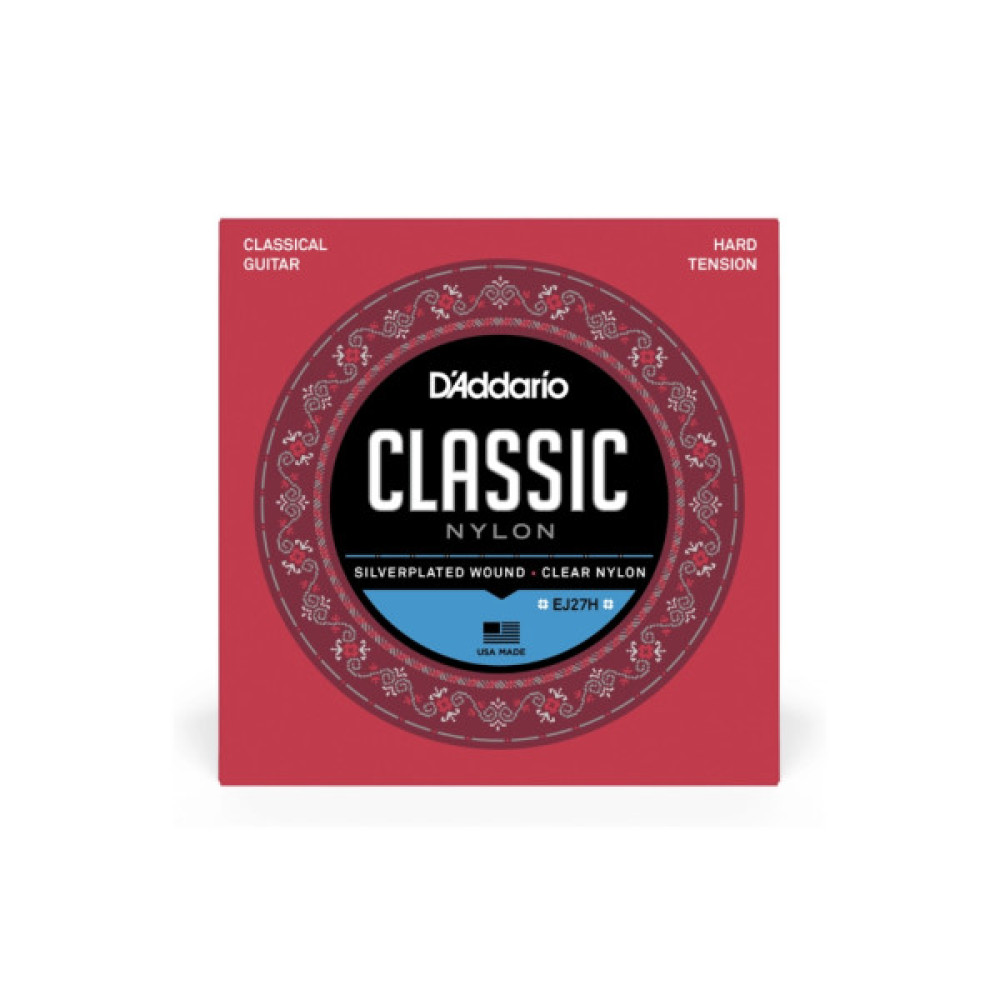 Струни для гітари D'Addario Student Classics Hard Tension (EJ27H)