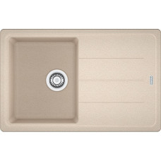 Мийка кухонна Franke Basis, фраграніт, прямокутник, з крилом, 780х500х200мм, чаша - 1, накладна, BFG 611-78, бежевий