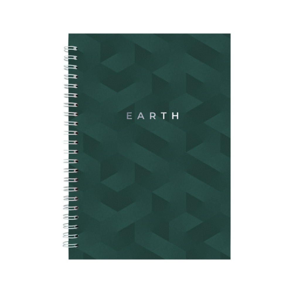 Блокнот Axent на спіралі А5 96 аркушів, клітинка, тверда обкладинка №26 (8032-26-A)