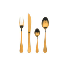 Набір столових приборів Bergner Munich gold matt 24 предмета (BG-5134-GD)