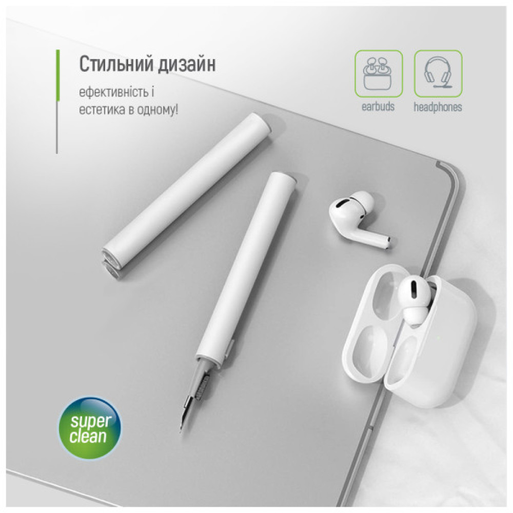 Універсальний чистячий набір ColorWay Cleaning Pen, for Earphones, 3 in 1 (CW-1131)