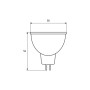 Лампочка Eurolamp LED SMD MR16 5W GU5.3 4000K 12V (LED-SMD-05534(12)(P))