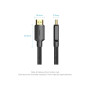 Кабель мультимедійний HDMI M to HDMI M 10.0m 4K cotton braided black Vention (ALLBL)