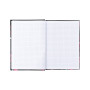 Книга записна Axent Crimson fleur А5, 96 аркушів, клітинка, тверда обкладинка (8459-4-A)