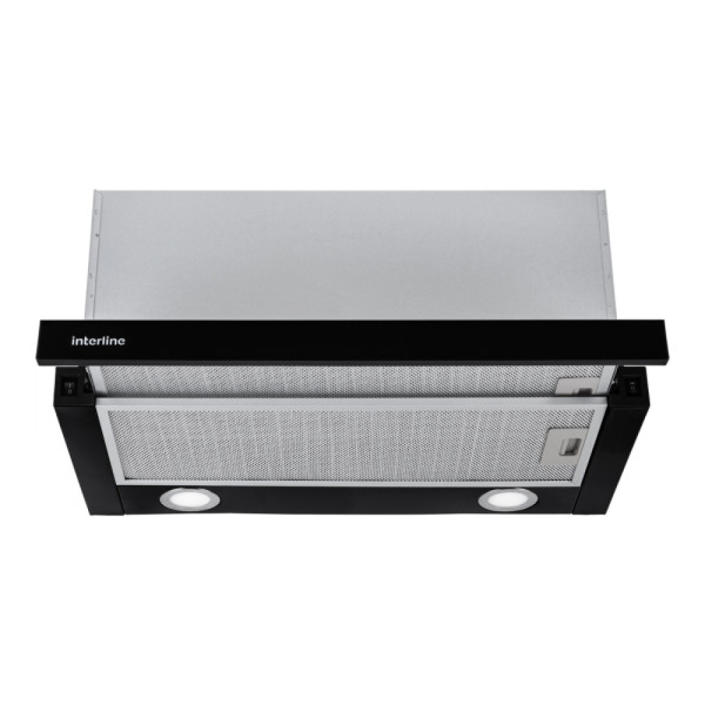 Витяжка кухонна Interline SHARK PLUS BL/S A/60